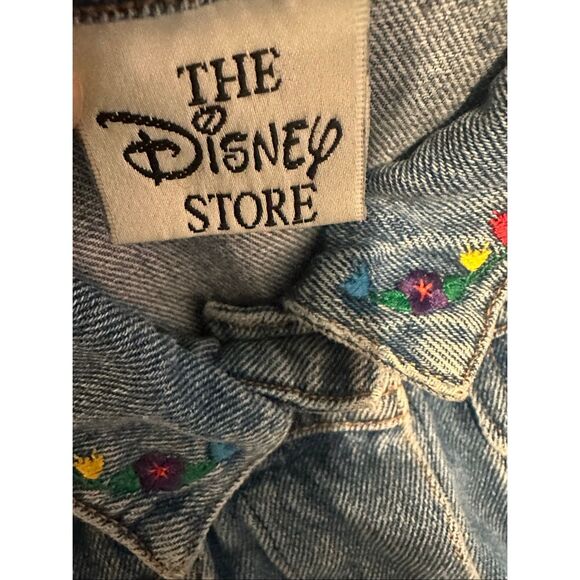 Disney Kid's Blue Embroidered Minnie Mouse Denim Jean Jacket Size 3-4T - Picture 3 of 5